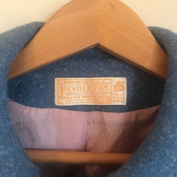 1950’s Pendleton Wool Peacoat Blue - Picture 2 of 7